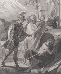 Das Treffen von Diogenes von Sinope und Alexander dem Großen, 1784 von Quirin Mark