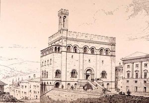 Palazzo del Comune, Gubbio, Italien von R. Anderson