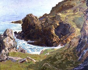 Cornish Klippen, Zennor von R. Borlase Smart