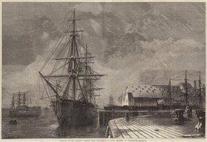 Überführung der sterblichen Überreste von Mr. Peabody vom Bahnhof zur HMS Monarch in Portsmouth von R. Dudley