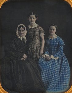 Ohne Titel - Porträt von drei Frauen, 1860