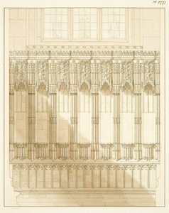 Schirm am Ostende des Nordschiffs der Kathedrale von Bristol von R. Kitson