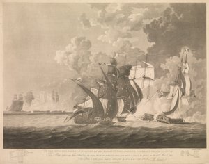 Niederlage des französischen und italienischen Geschwaders von R. Lambe