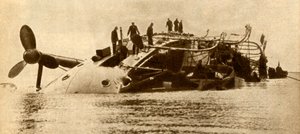 Verlust der H.M.S. Gladiator, 1908 von R. Norton