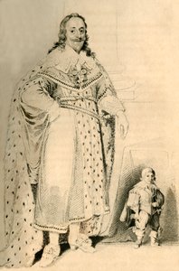 Jeffery Hudson, 30 Jahre alt, 18 Zoll groß. Zwerg von König Karl I., 1821 von R. Page
