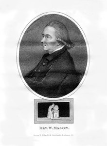 Reverend William Mason, englischer Dichter, Herausgeber und Gärtner, 1815 von R. Page