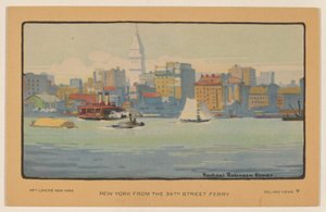 New York von der 34th Street Fähre von Rachael Robinson Elmer