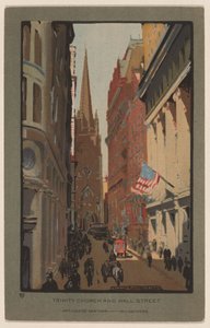 Trinity Church und Wall Street von Rachael Robinson Elmer