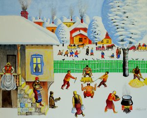 Am Weihnachtsbaum, 2006 von Radi Nedelchev