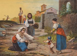 Rückkehr von den Feldern von Raffaele (after) Casnedi