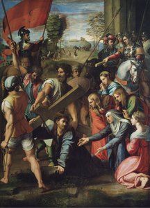 Christus trägt das Kreuz von Raffaello Sanzio Raphael