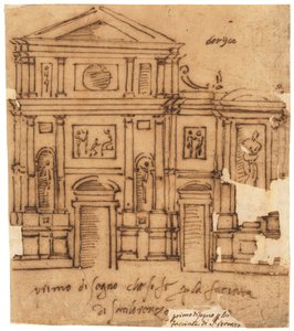 Entwurf für die Fassade von San Lorenzo, Florenz