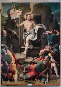 Auferstehung Christi, di Raffaellino del Colle von Raffaello dal Colle