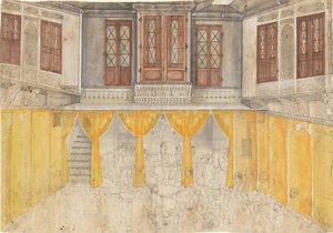 Palastinterieur, ca. 1880-1900 von Ragunath