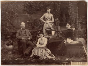 Sir Auckland Colvin und Familie, Shimla von Raja Deen Dayal