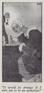 Illustration für Gentlemen Prefer Blondes von Anita Loos von Ralph Barton