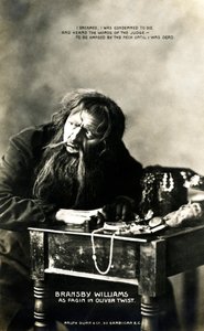 Bransby Williams 1870-1961, britischer Schauspieler, frühes 20. Jahrhundert