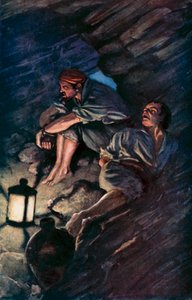 Illustration für Robinson Crusoe von Daniel Defoe von Ralph Noel Pocock