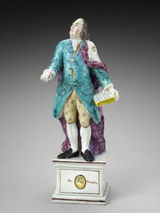 Figur von Benjamin Franklin, um 1782-1795
