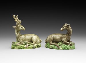 Hirschkuh und Hirsch von Ralph Sr. Wood