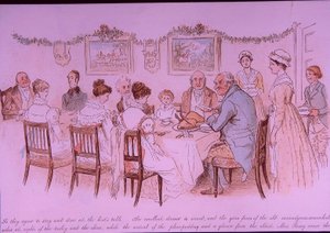 Weihnachtsessen von Randolph Caldecott