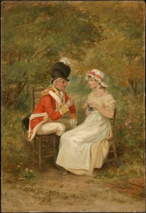 Das Werben des Freiwilligen, 1798 von Randolph Caldecott