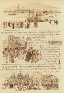 An unsere Freunde, die noch nie in Venedig waren (Chromolithographie)