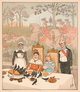 War das nicht ein leckeres Gericht, um es dem König vorzusetzen, 1880 von Randolph Caldecott