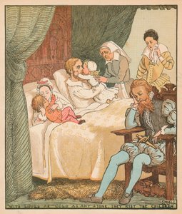 Mit Lippen so kalt wie Stein, küssten sie die kleinen Kinder, ca. 1878 von Randolph Caldecott
