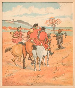 ...das erste, was sie fanden, war ein zerlumpter Kobold auf einem Feld... von Randolph Caldecott