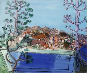 Ein Pool in Golfe Juan von Raoul Dufy