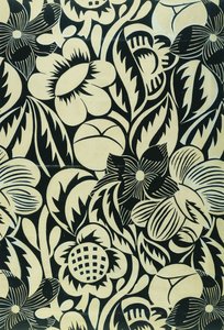 Schwarz-weiße Blumen von Raoul Dufy