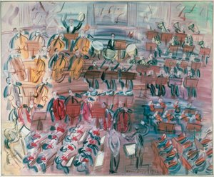 Orchester mit Sänger