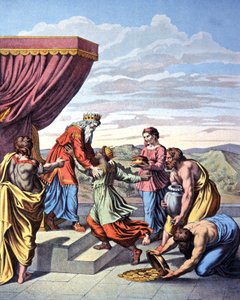 Treffen zwischen der Königin von Saba und dem König Salomo von Raphael (1483 1520) (after)