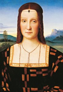 Porträt von Elisabetta Gonzaga, Herzogin von Urbino, um 1504 von Raphael (1483 1520)