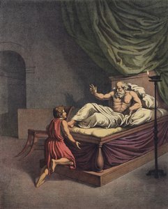 Samuel geht zu Eli, nachdem er eine Stimme gehört hat, die seinen Namen ruft von after Raphael