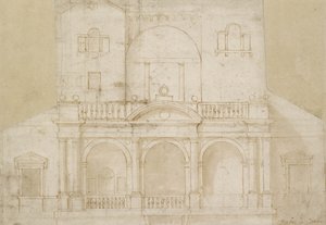 Architektonisches Design (Villa Madama) von Raphael