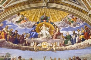 Disputation des Heiligen Sakraments (Detail) von Raphael (1483 1520)