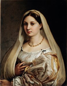 Porträt einer Dame namens die Verschleierte von Raphael