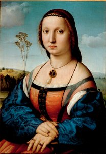 Porträt von Maddalena Doni von Raphael