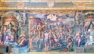 Die Vision des Kreuzes von Raphael (1483 1520)