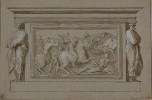 Entwurf für ein Grabdenkmal für den Marchese Francesco Gonzaga