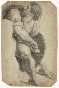Wache zieht sein Schwert von Raphael