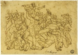 Josua stoppt Sonne und Mond von Raphael