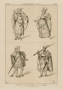 Grafen von Holland und Flandern, 15. Jahrhundert von Raphael Jacquemin