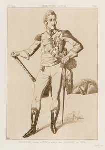 Gentleman - Bruder des Königs (nach einem Stich von 1814) von Raphael Jacquemin