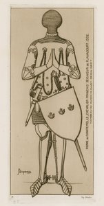 Pierre de Chantemelle, französischer Chevalier, Seigneur de Flavacourt, 1352 von Raphael Jacquemin