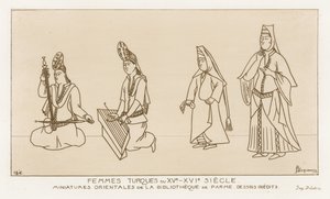 Türkische Frauen aus dem 15.-16. Jahrhundert von Raphael Jacquemin