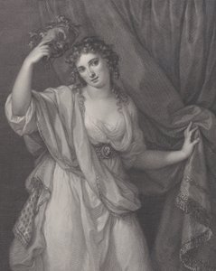 Lady Hamilton als die komische Muse, Thalia, 1791