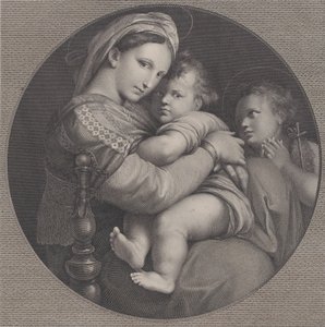 Madonna della Seggiola von Raphael Morghen